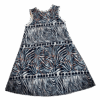 Girls' Sleeveless Zebra Patterned Dress
