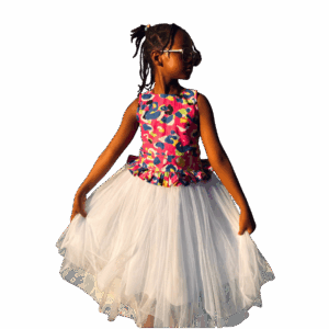 Sleeveless Girls' Party Dress