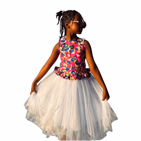 Sleeveless Girls' Party Dress