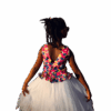 Sleeveless Girls' Party Dress