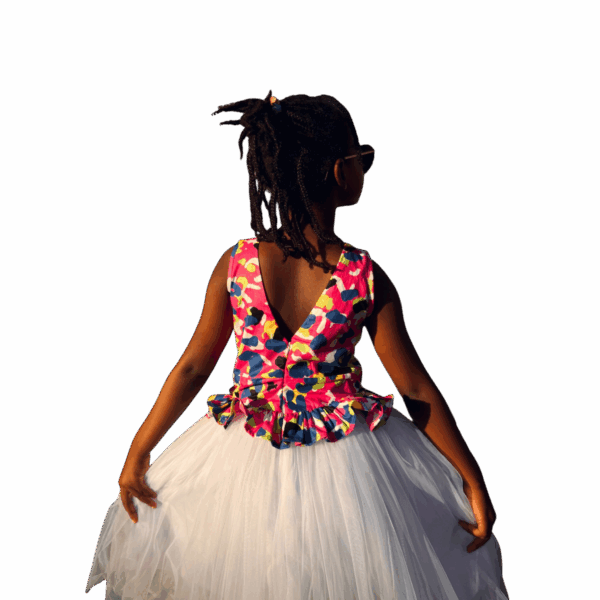 Sleeveless Girls' Party Dress